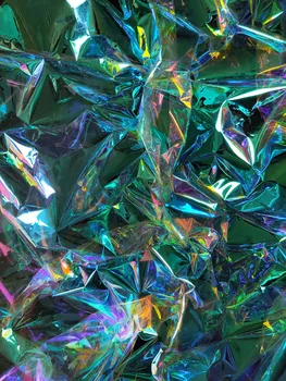 

SUNICE 0.45x15m Decorative Film Window Sticker Dichroic Iridescent Sticker Decals Beautify Wedding Party Christmas Colored Film