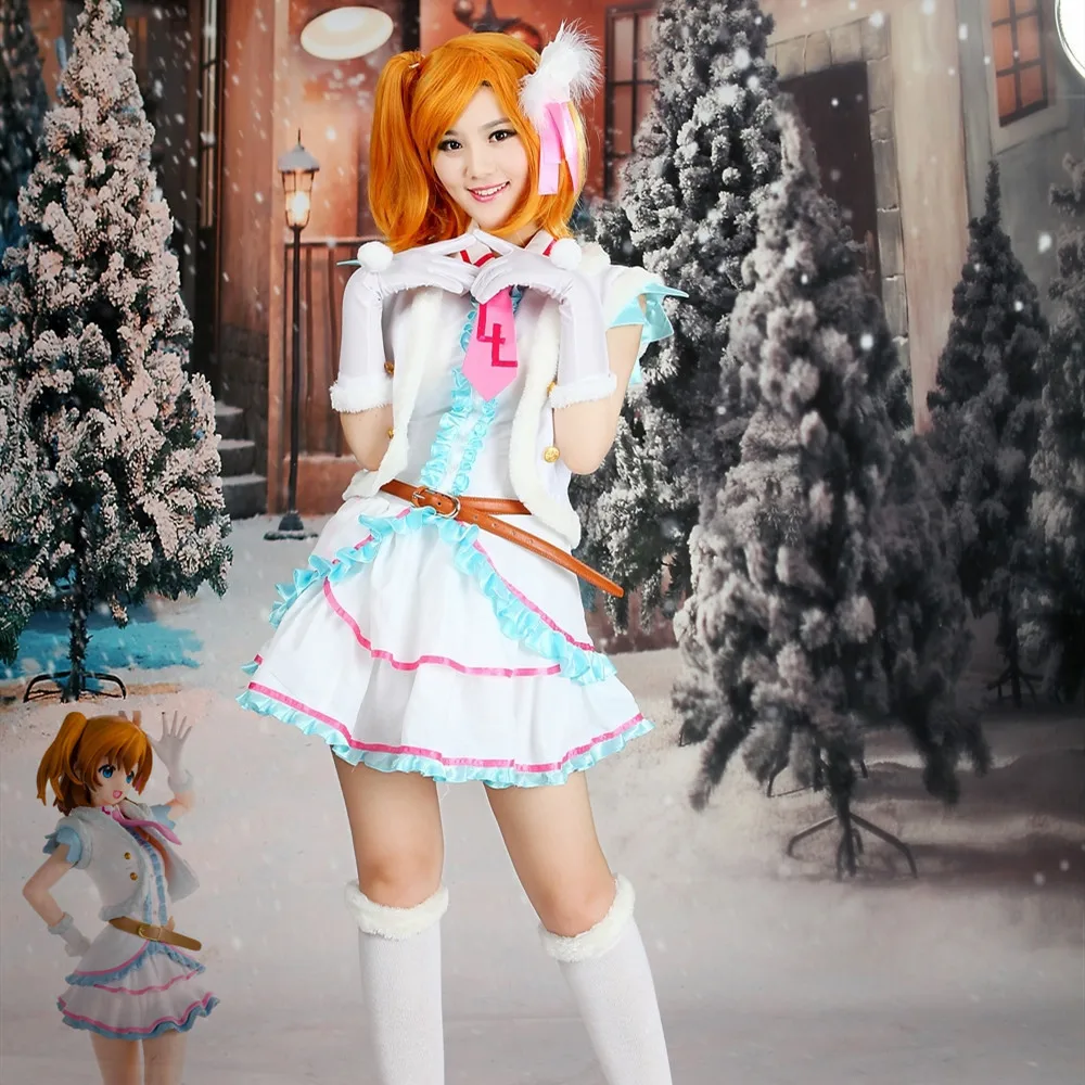 Костюм для косплея Kousaka Honoka проект школьного идола Снежная галяция костюм наряд
