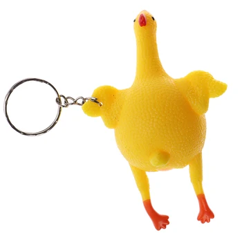 

1pcs Anti Stress Squeeze Toys Chicken&Eggs Laying Hens Funny Gadgets Novelty Autism Mood Relief Wholesale Surprise Squishy Toy