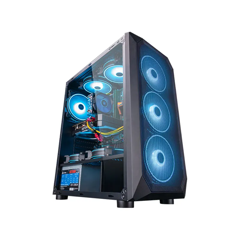 Intel Assembled Desktop Computer Intel Xeon E5-2650L 8-Core/RX560/GTX960 4G/16G RAM 240G SSD Cheap Gaming High Performance PC