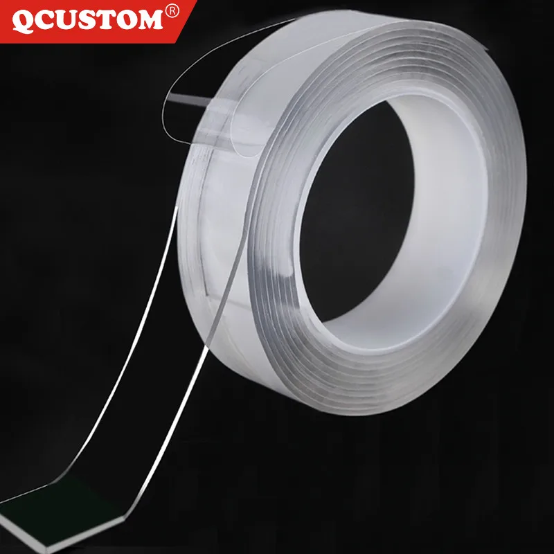 

Magic-Tape Acrylic Nano Transparent Double Sided Tape No-Trace Waterproof Home Improvement Reuse 1M/5M Removable Car Tapes Glue