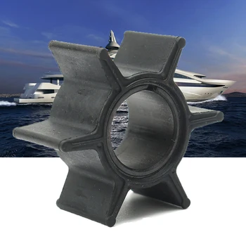 

25/30/40HP Outboard Motor Water Pump Impeller For Tohatsu & for Mercury 345-65021-0 18-8923 Rubber Black Diameter 4.4cm 6 Blades