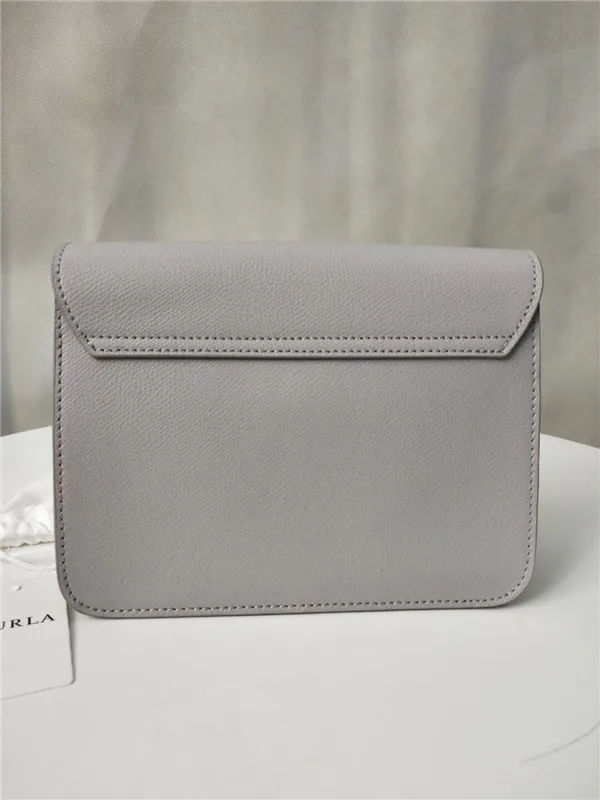 Оригинальные женские сумки FURLA, высококачественные женские кожаные сумки среднего размера, светло-серый цвет, размер 21 см* 9 см* 15 см