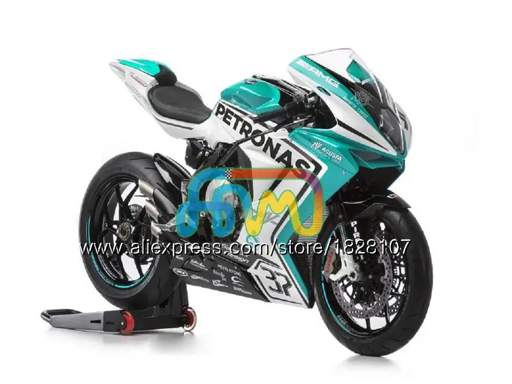 No. 14 Cyan Тюнинг-пакет для MV Agusta F4 R312 красного и белого цвета Горячая 750S 1000 R 750 1000CC 05 06 68BS. 10 1000R 312 1078 1+ 1 мА мВ F4 2005 2006 обтекатели - Цвет: No. 14 Cyan