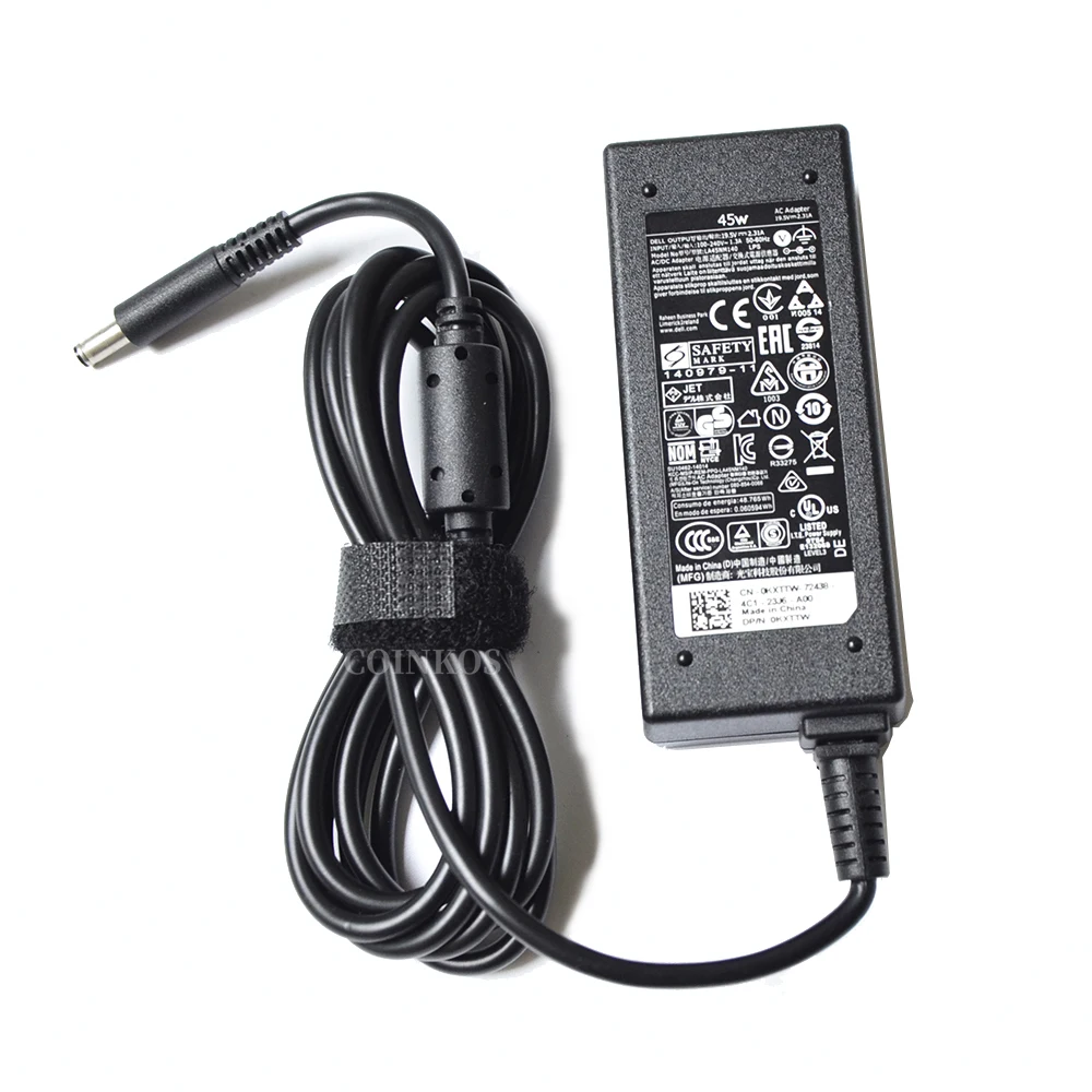 

AC Laptop Adapter Charger for Dell XPS 13 Classic L321X L322X 9333 9343 XPS13-2001SLV 45W 19.5V 2.31A Power Supply 4.5x3.0 Cord