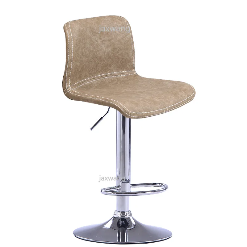 Барные стулья, подъемный барный стул, модный креативный стул для салона красоты, вращающийся стул для дома, Современная спинка, высокий барный стол, табурет - Цвет: C2-80CM-PU