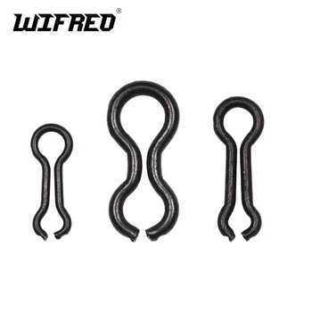 

Wifreo Size S M L Brass Fishing Sinker Eyes Eyelets for Lead Do-It Mold Loops Lead Making Nickel Black