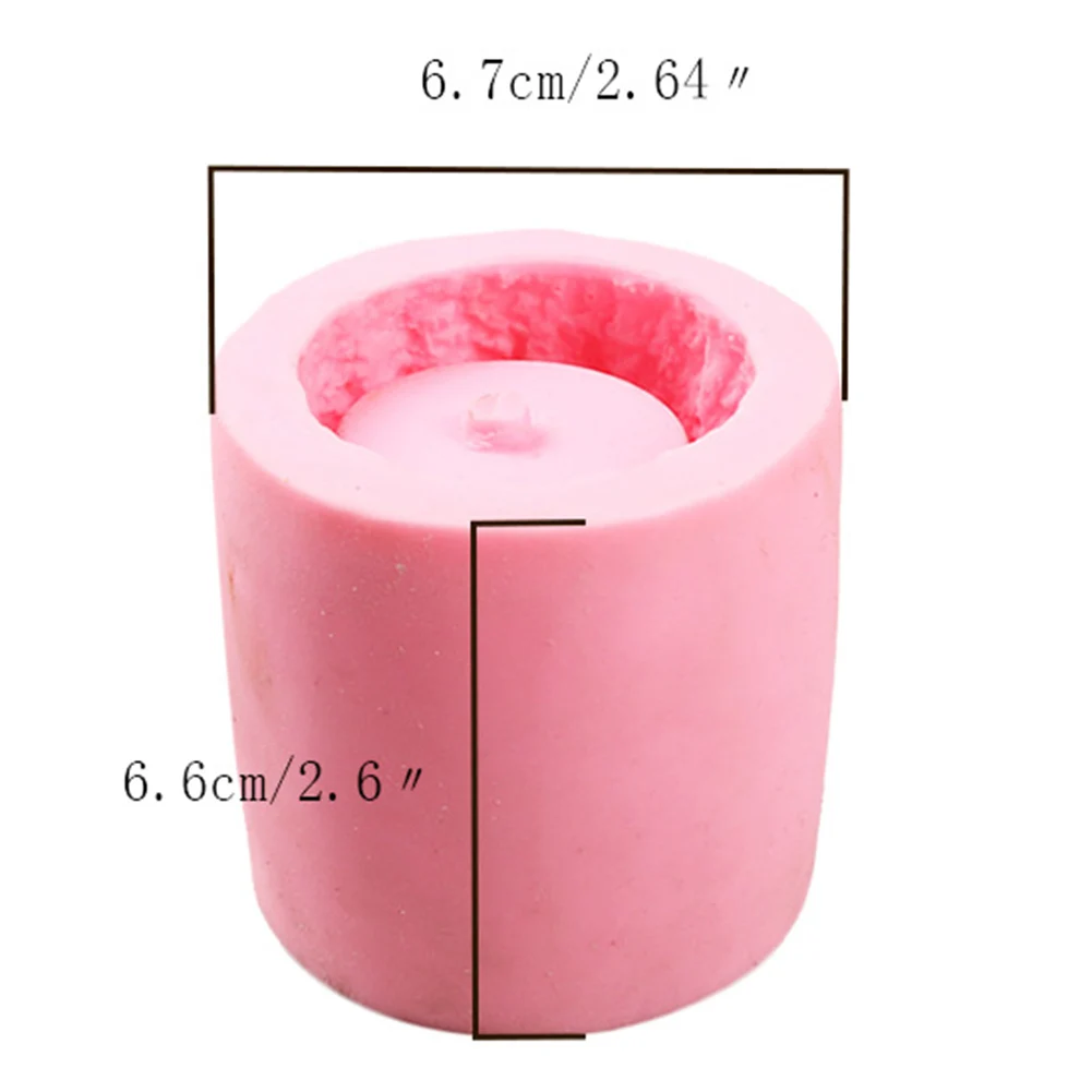 Heat-resistant Succulent Flowerpot Plaster Gypsum Concrete Flower Pot Vase DIY Silicone Mould Home Decor