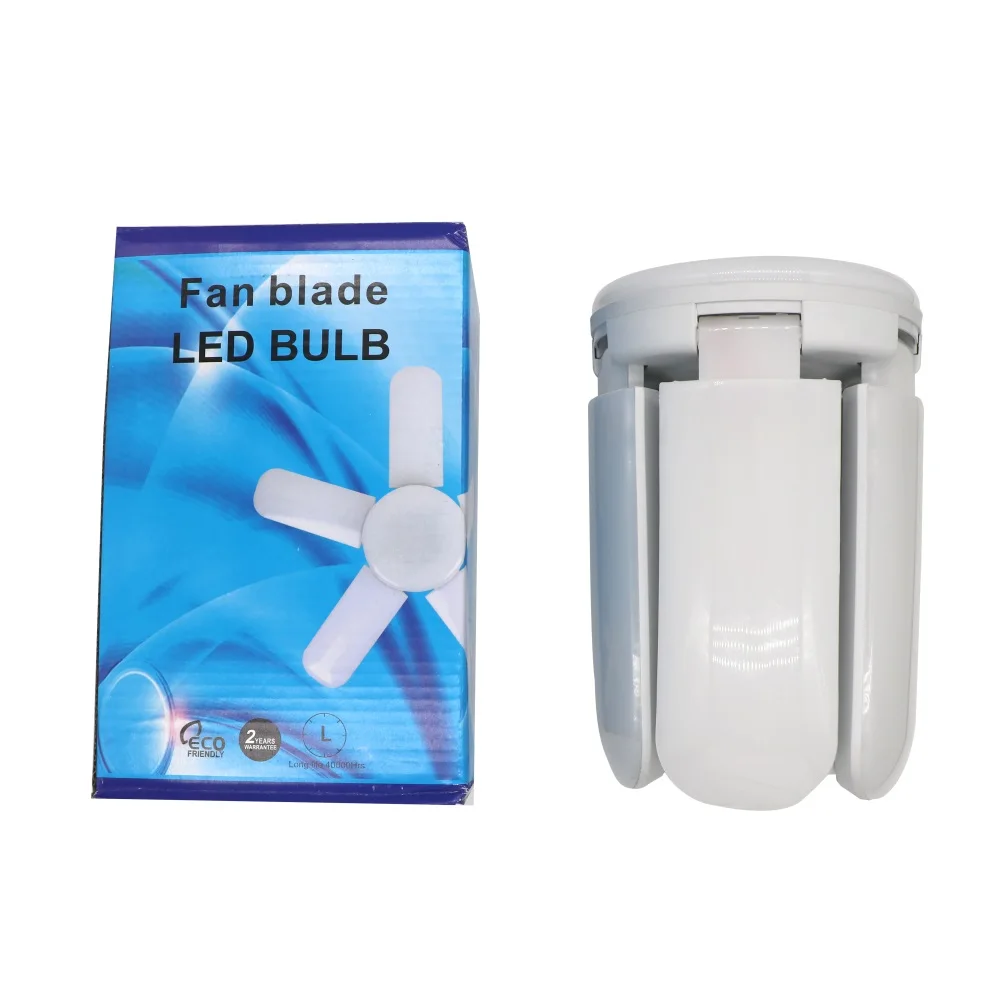 

SZYOUMY LED Folding Leaf Light Collapsible LED Light Bulbs for Garage Workshop Workbench Barn Warehouse