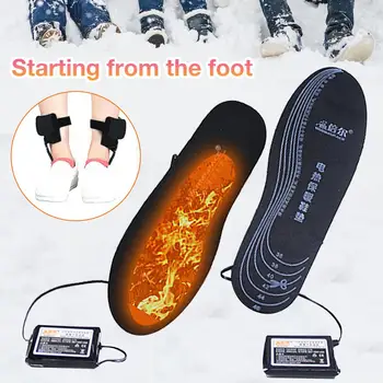 

3.7V Heating Insole Can Be Cut USB Heated Insoles Foot Warming Pad Feet Warmer Sock Pad Mat Winter Outdoor Sport Heating Insoles