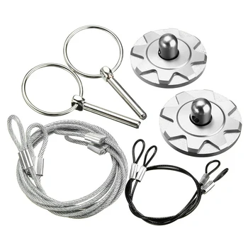 

Vehicle Quick Latch Parts Hood Pin Lock Kit Flush Button Universal With Key Engine Bonnet Clip Car Accessories Practical
