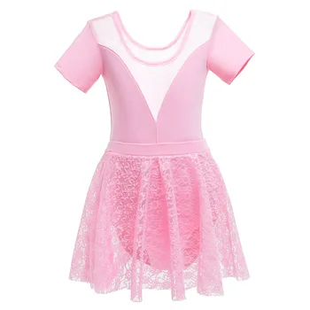 

Fashion Kids Girl Gymastics Lace Leotard Dance Ballet Training Bodysuit Dancewear teenagers Baby Girls Dress children's clothing