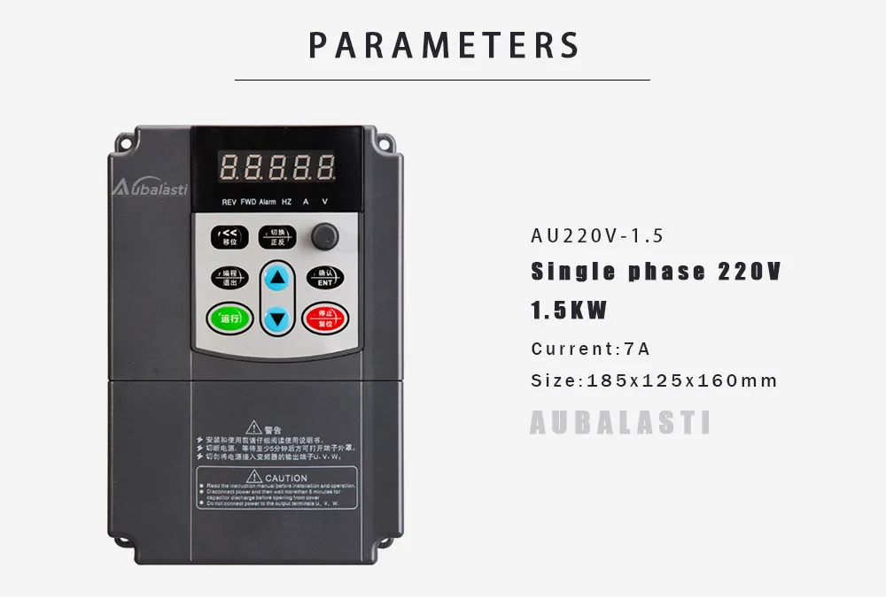 Aubalasti 800W шпиндель водяного охлаждения 220V 5A + однофазный инвертор 220V 1.5KW ток 9A для станка с ЧПУ