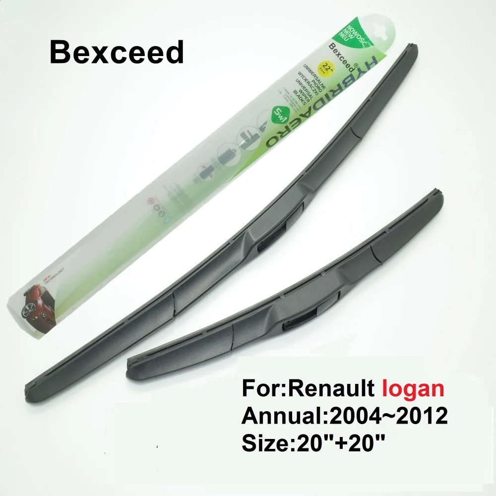 Hybrid Wiper Blade for Renault Logan 20&quot+20&quot Bexceed of Car Windshield Windscreen 2004~2012 | Автомобили и мотоциклы