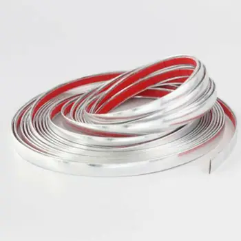 

100% Brand New 20mm*3m Flexible Chrome Car Styling Moulding Strip Trim Cover Tape Easy Installation