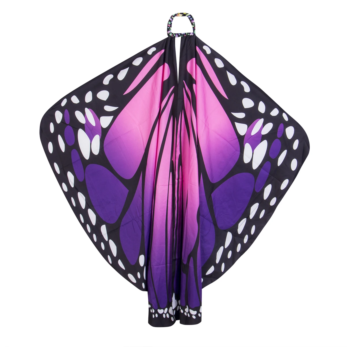 Pink and purple Бабочка крылья Форма печати женский плащ шарф шаль накидка Amice wrap палантин США - Цвет: Pink and purple