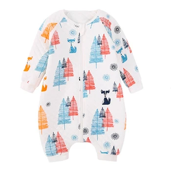 

Baby Sleeping Bag Legs Cotton Sleeping Bag Cute Cartoon Child Jumpsuit Pajamas Newborn Sleeping Bag