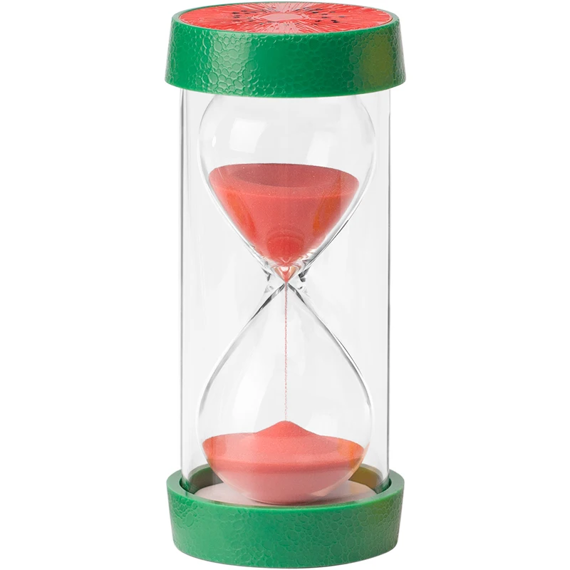 Настольный песочные часы 5/10/15/30 мин песочные часы Фрукты могут быть использованы как таймер часы домашний стол украшения Детский подарок