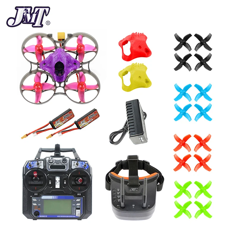 

JMT FPV DIY RC Drone Quadcopter with RTF with FPV Goggles/Watch Mobula7 V3 75MM Frame Crazybee F4 Pro V3.0 2-4S Flight Controll