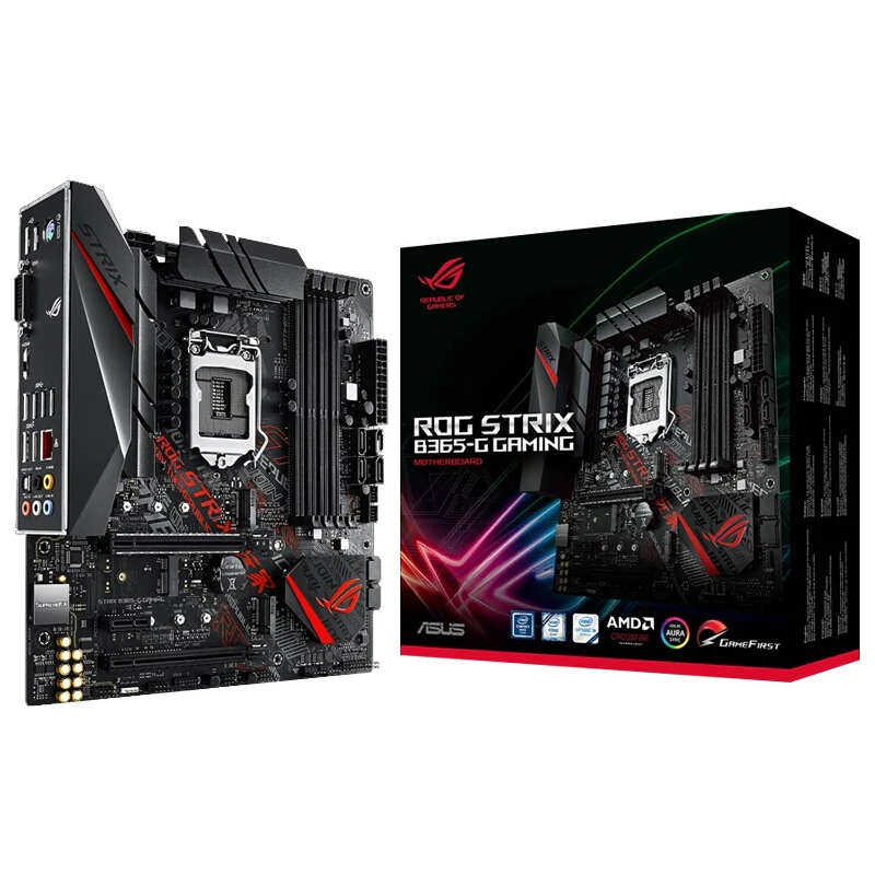 Asus STRIX B365G игровая настольная Материнская плата Intel B360 Socket LGA 1151 8th GenCore i7/i5/i3/Pentium/Celeron RGB