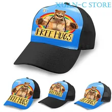 ADAM Lives HUGS-GAY PRIDE баскетбольная Кепка для мужчин и женщин модная черная шляпа унисекс с принтом