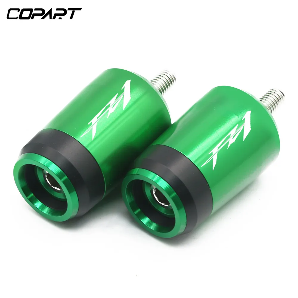 Green Новая мотоциклетная обувь 7/" 22 мм CNC ручка для мотоцикла наконечники для ручки управления мотоциклом Кепки заглушки аксессуары для YAMAHA FZ1 FJR 1300 FJR1300 2000 - Цвет: Green