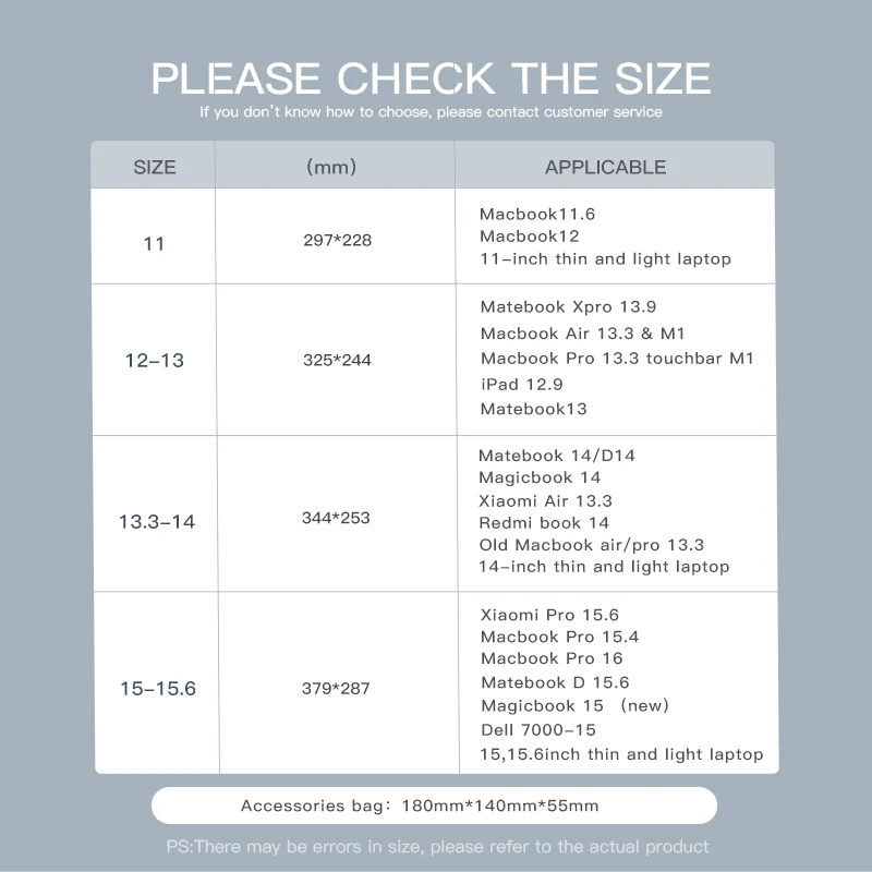 Bolsa do Portátil à Prova d Água 11 12 13.3 14 15 15.6 Polegada Case para Macbook Air 13 Pro m1 Notebook Manga Huawei Xiaomi Tampa Acessórios - Imagem 6