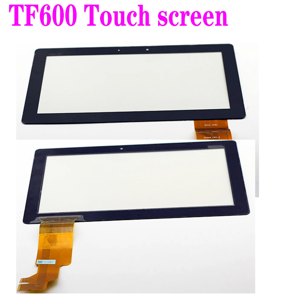 Для ASUS VivoTab RT TF600T TF600 TF600TG 5234N FPC-2 lcd Displa; y кодирующий преобразователь сенсорного экрана в сборе Запасная часть