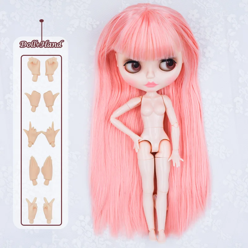 Neo Blyth кукла по индивидуальному заказу, NBL блестящее лицо, 1/6 OB24 BJD шарнирная кукла на заказ, куклы Blyth для девочки, подарок для коллекции YM01 - Цвет: HYM01