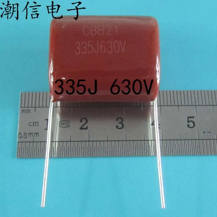 10cps CBB21 335J 3 мкФ 630V 30 мм | Электронные компоненты и принадлежности