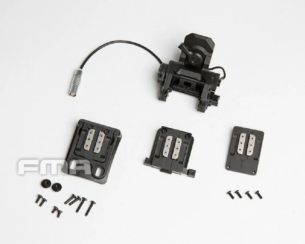 

FMA Tactical Functional GSGM NVG Mount + 3* Helmet Mounts BK