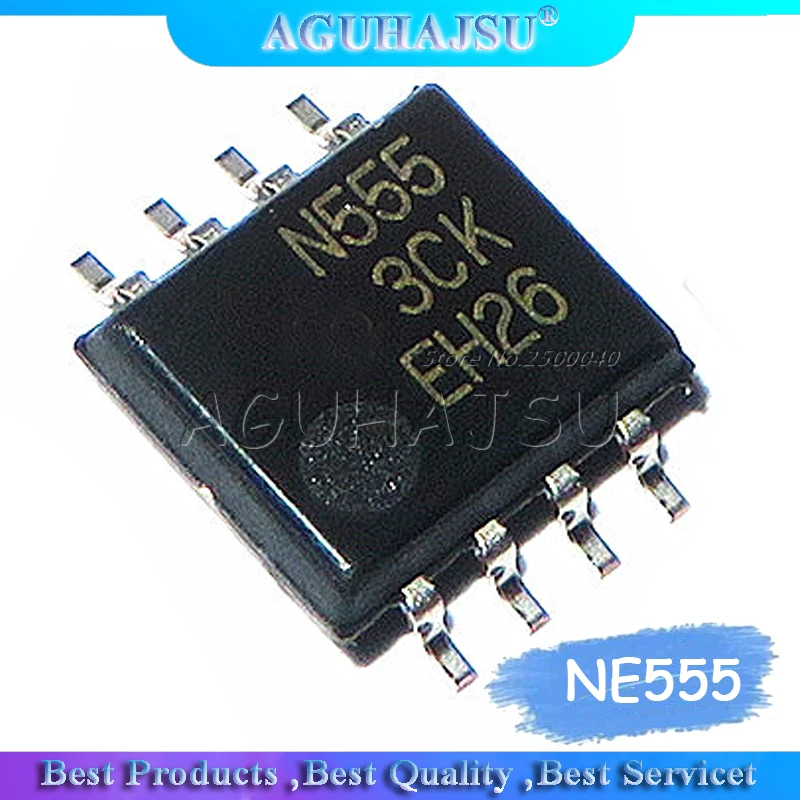 20 шт./лот NE555 NE555N 555 NE555DR NE555DT SMD чип SOP-8 новый оригинальный sop8 | Электронные