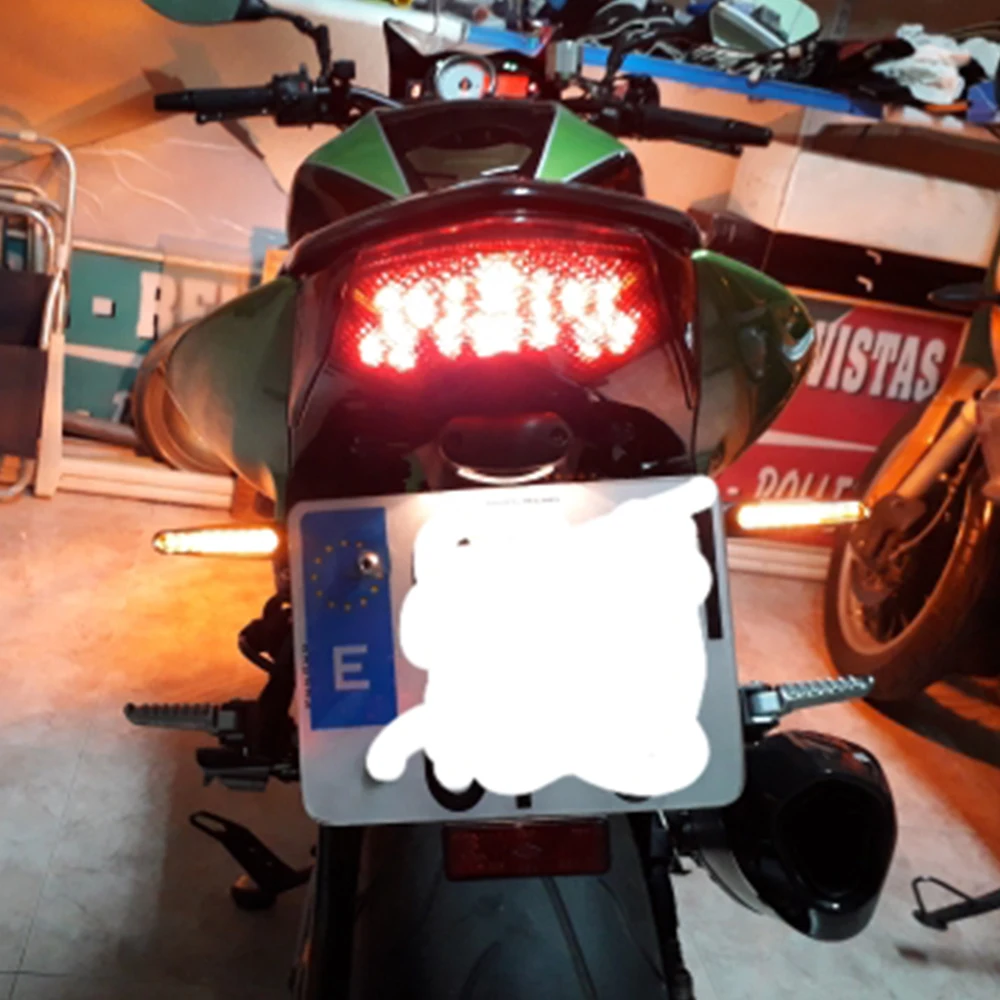 Водопротекающий moto rcycle светодиодный указатель поворота указатели направления