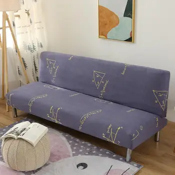 

Universal Stretch Sofa Cover Without Armrest Folding Sofa Cover All-Inclusive Couch Cover Elastic Slipcover Sofa Protector Cover
