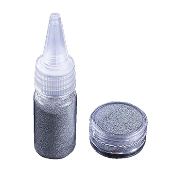 

Holographic Lasers Silvery Fine Glitter Epoxy Resin Shiny Silver Festival Sequins Resin Jewelry Pigment Nail Art Powder