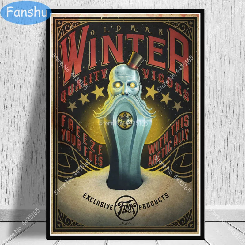 Настенное искусство Bioshock Rapture видео игра плакат ретро подарок для детей холст