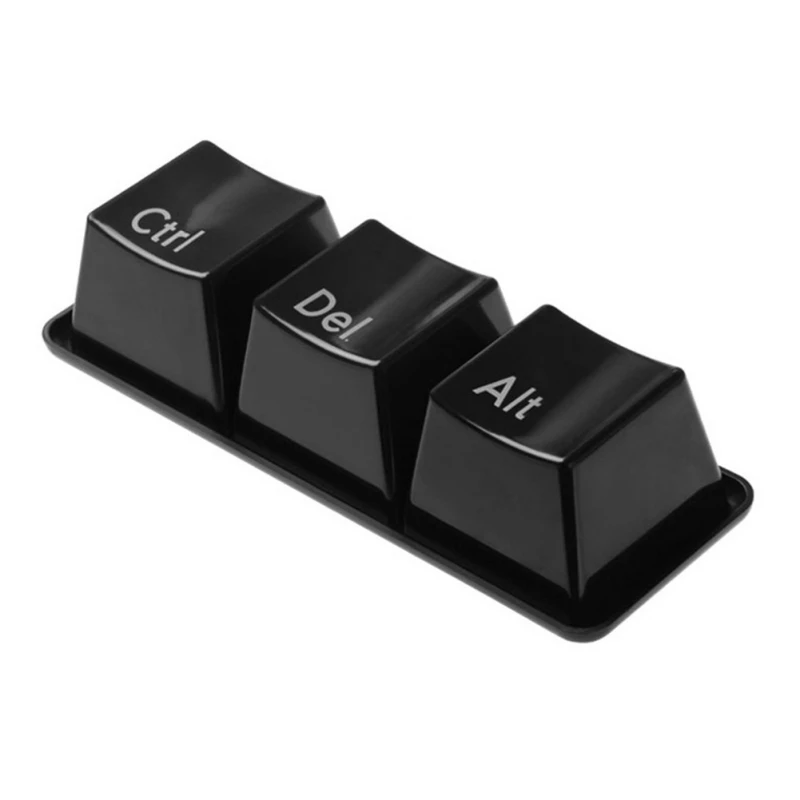 

Novel 3pcs / set creative Water cups keyboard button cup milk coffee cup Water Cup Set Drinkware desktop decoration