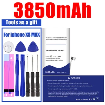 

New lithium battery built-in phone battery for iPhone XS MAX to replace high-capacity battery 3850mAh + free tool