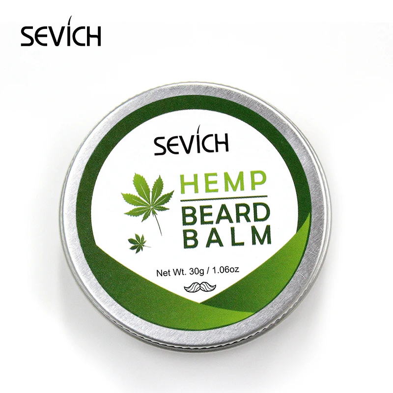 hemp beard balm Sevich натуральный Органическая борода бальзам увлажняющее восстановление секущиеся концы борода смягчающий бороду усы викинга борода формирующий крем - Цвет: hemp beard balm