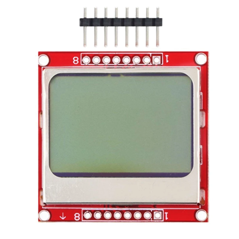 LCD Module Display Monitor White Backlight Adapter PCB 84*48 84x84 Nokia 5110 Screen Arduino display module lcd display module