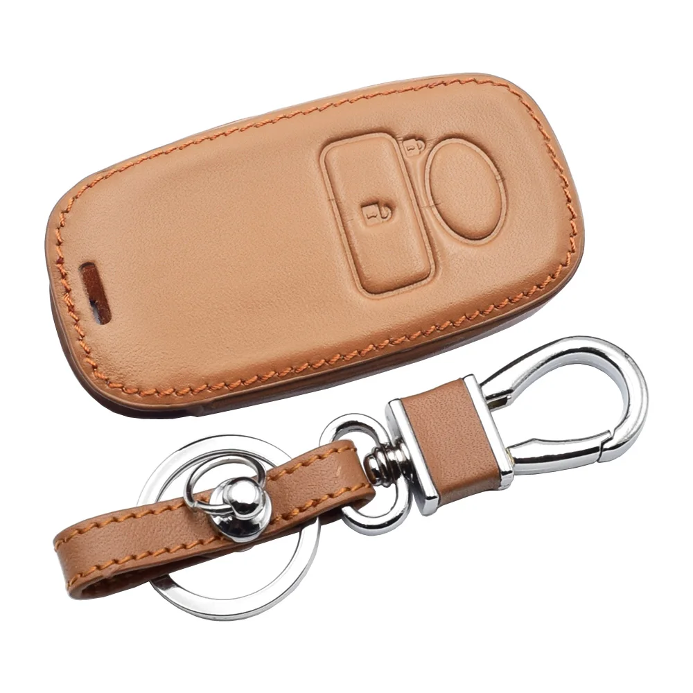 ATOBABI Leather Car Key Cases For Daihatsu Rocky Tanto Toyota Raize Rubber 2 4 Buttons Smart Remote Control Protector Cover key case key case cover car key shell remote control case cover