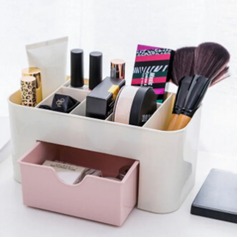  Acrylic Lipstick Jewelry Cosmetics Storage Box Plastic Large Capacity Makeup Organizer Container Su
