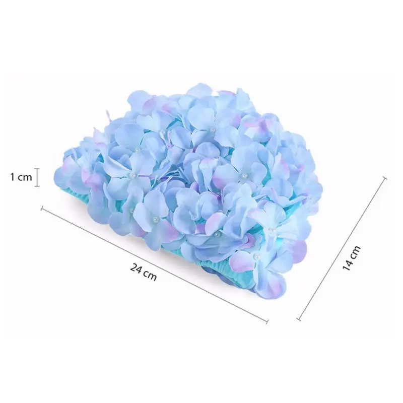 Women 3D Petal Swimming Caps For Long Hair Outdoor 5 Colors Women Personalized Flowers Design Cap Delicate Swimming Cap