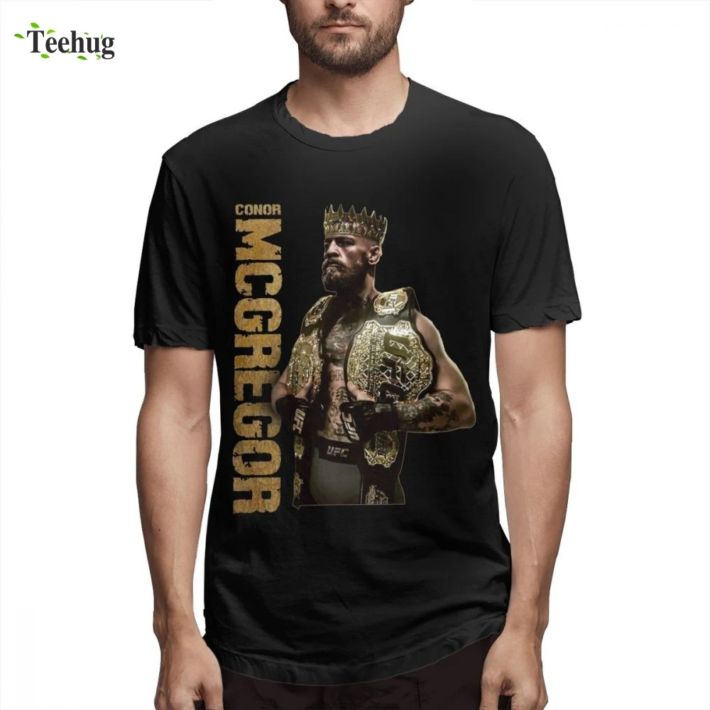 Футболка мужская с 3D-принтом Conor McGregor Champion топ для отдыха подарок на день рождения