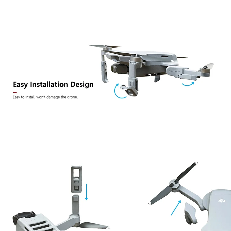 PGYTECH DJI Mavic Mini Расширенная ножка шасси с закаленным стеклом Защитная пленка для DJI Mavic Mini АКСЕССУАРЫ