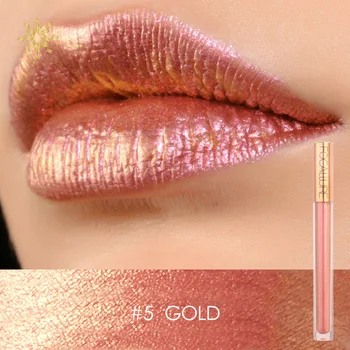 

Waterproof Colorful Lip Gloss Long-lasting Chameleon Glitter Lipgloss K510