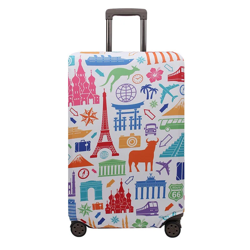 JATRAVEL клубничный Дорожный чемодан защитный чехол Аксессуары для путешествий эластичный багажный пылезащитный чехол для чемодана 18 ''-32''