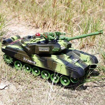 

2020 New RC War Radio Tank Tactical Vehicle Main Battle Military Main Battle Tank Model Sound Recoil Electronic Hobby Boy Toys