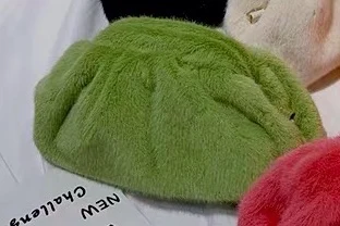 Зимние меховые сумки, сумка-конверт, мягкий объемный клатч, известный дизайнер, кошельки и ручные вечерние сумки - Цвет: Large green