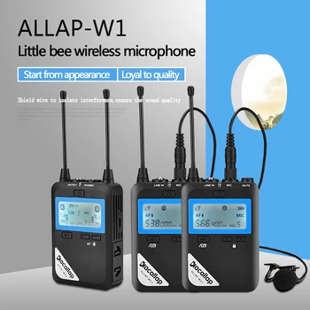 

Wireless Lapel Mic for iPhone, DSLR Camera, PA Speaker, YouTube, Podcast, Conference, Vlogging, Church, Interview,Teaching